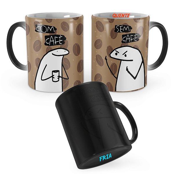 Caneca Mágica Flork Com Café Sem Café