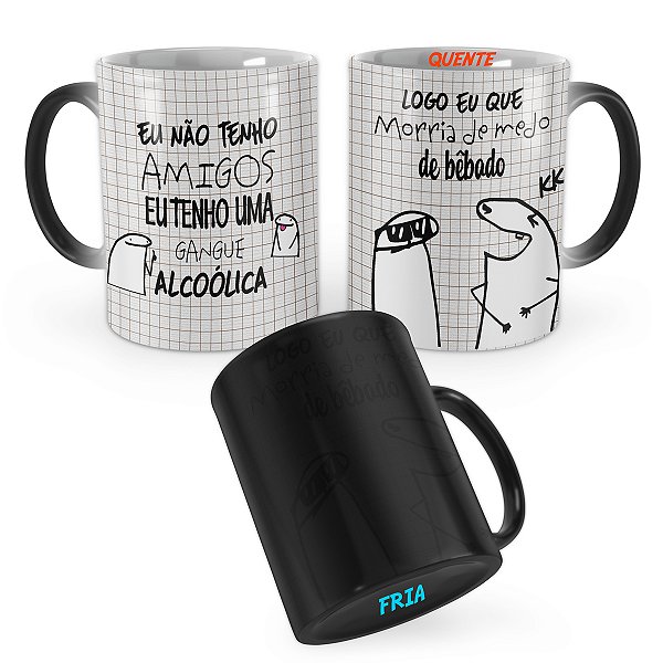 Caneca Mágica Flork Amigos Gangue Alcoólica