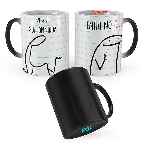 Caneca Mágica Flork Sabe a Sua Opinião Enfia no ...