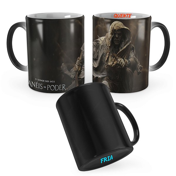 Caneca Mágica Os Anéis do Poder Senhor dos Anéis Mod 2