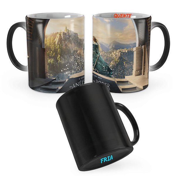 Caneca Mágica Os Anéis do Poder Galadriel Poster
