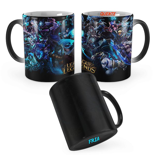 Caneca Mágica League of Legends Personagens