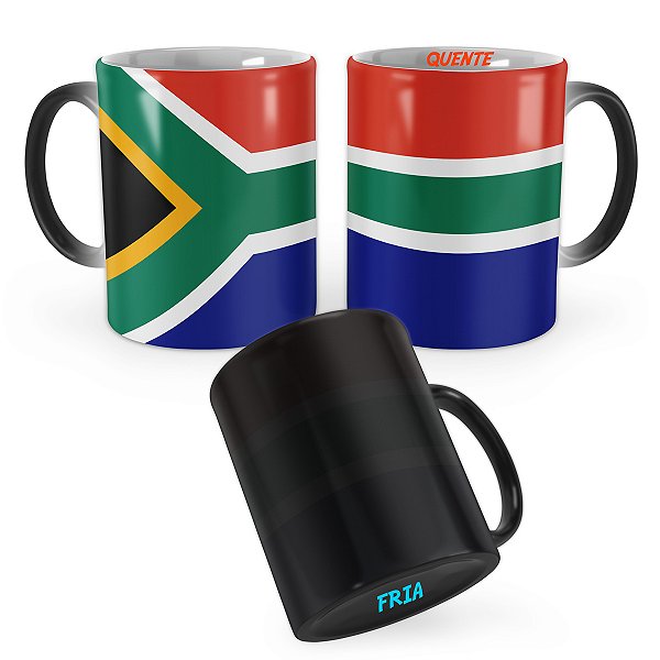 Caneca Mágica Bandeira África do Sul País