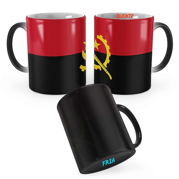 Caneca Mágica Bandeira Angola País