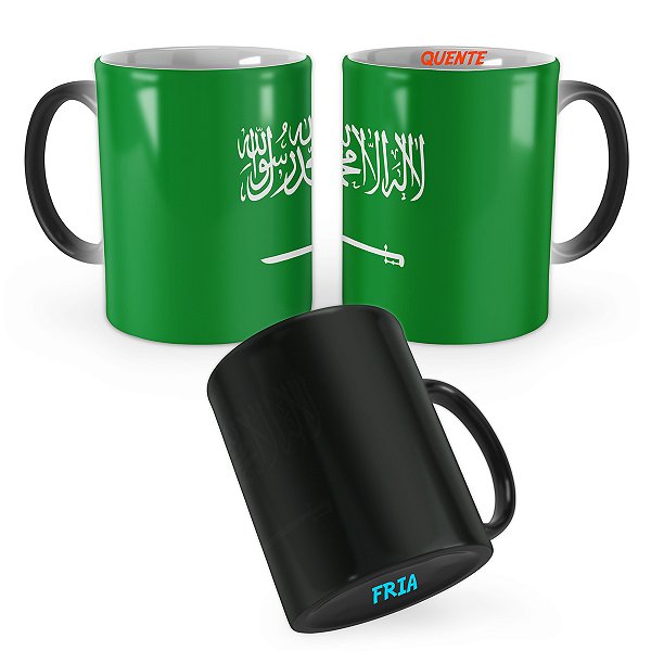 Caneca Mágica Bandeira Arábia Saudita País