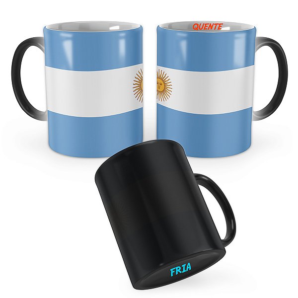 Caneca Mágica Bandeira Argentina País