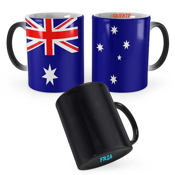 Caneca Mágica Bandeira Austrália País