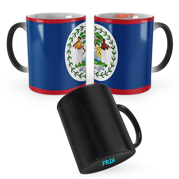 Caneca Mágica Bandeira Belize País