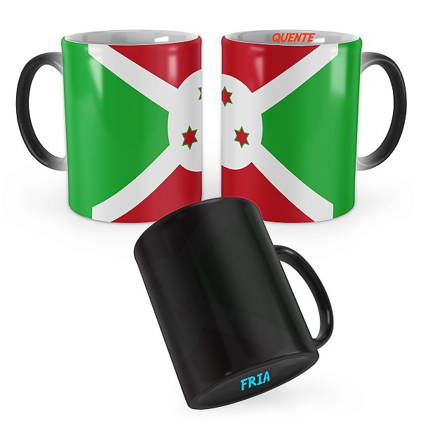 Caneca Mágica Bandeira Burundi País