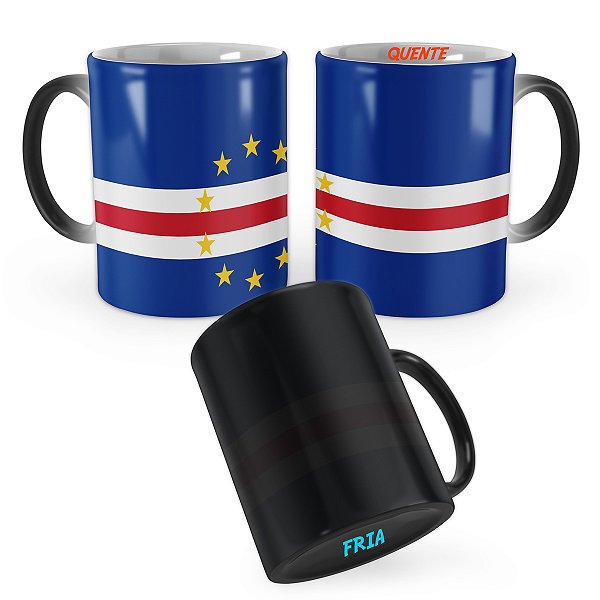 Caneca Mágica Bandeira Cabo Verde País