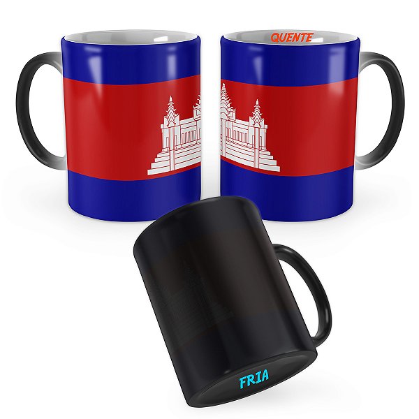 Caneca Mágica Bandeira Camboja País