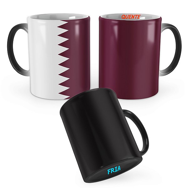 Caneca Mágica Bandeira Catar País