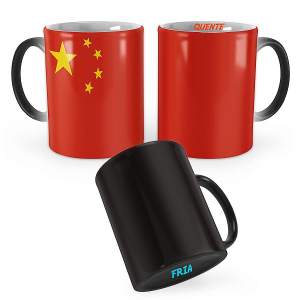 Caneca Mágica Bandeira China País