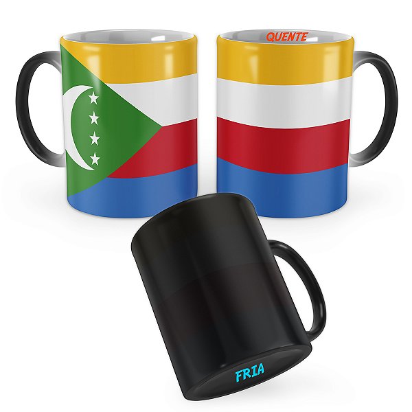 Caneca Mágica Bandeira Comores País