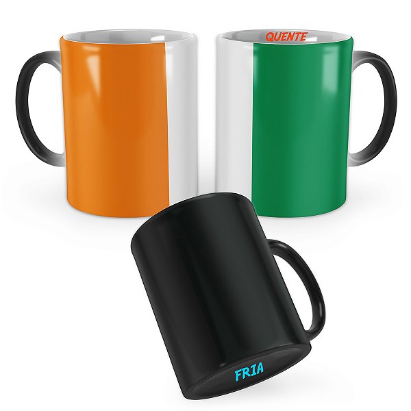 Caneca Mágica Bandeira Costa do Marfim País