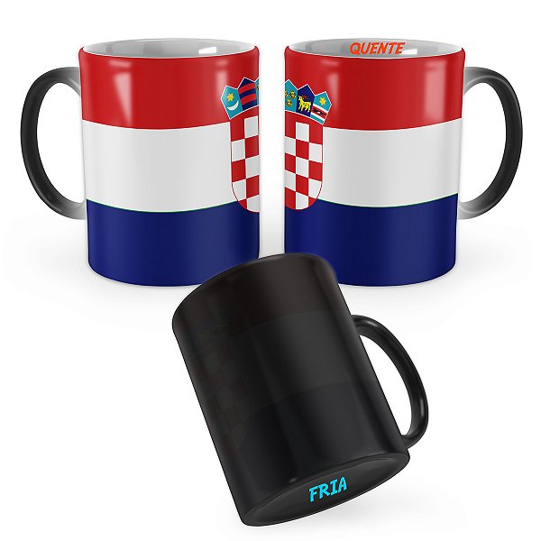 Caneca Mágica Bandeira Croácia País