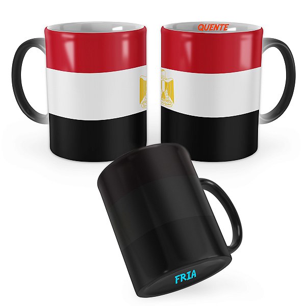 Caneca Mágica Bandeira Egito País