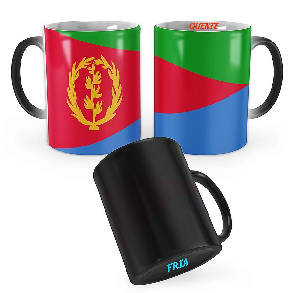 Caneca Mágica Bandeira Eritreia País