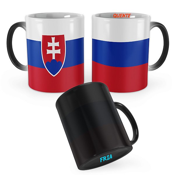 Caneca Mágica Bandeira Eslováquia País
