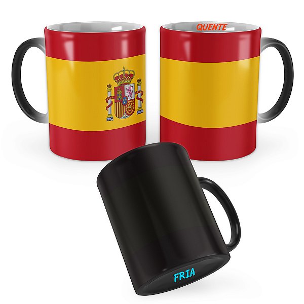 Caneca Mágica Bandeira Espanha País