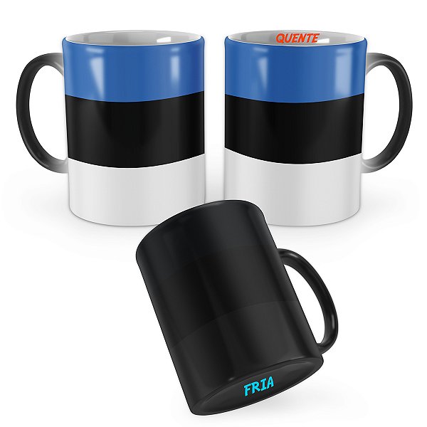 Caneca Mágica Bandeira Estônia País