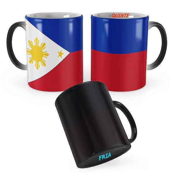Caneca Mágica Bandeira Filipinas País