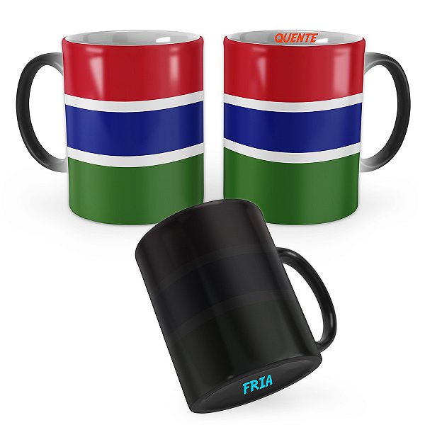 Caneca Mágica Bandeira Gâmbia País