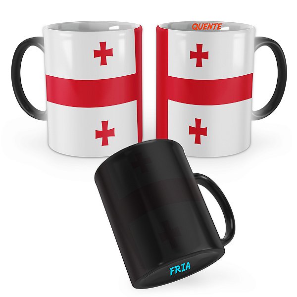 Caneca Mágica Bandeira Geórgia País