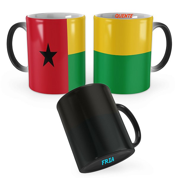 Caneca Mágica Bandeira Guiné-Bissau País