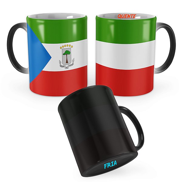 Caneca Mágica Bandeira Guiné Equatorial País
