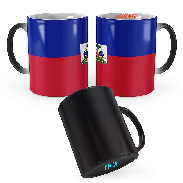 Caneca Mágica Bandeira Haiti País