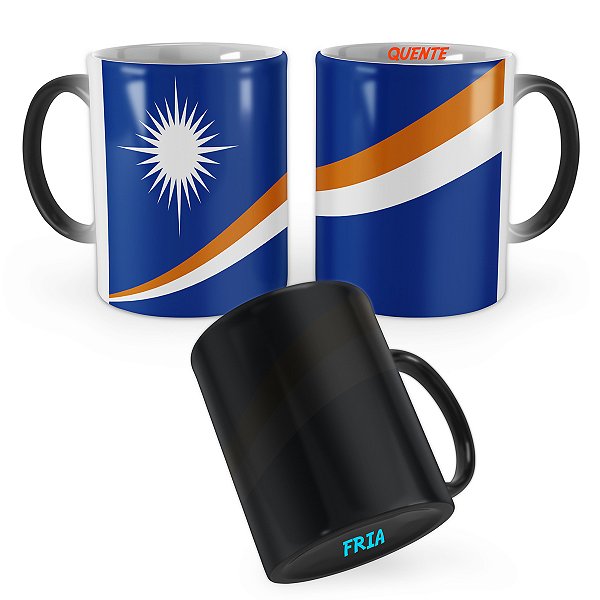 Caneca Mágica Bandeira Ilhas Marshall País