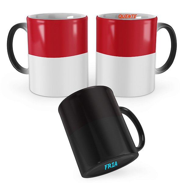 Caneca Mágica Bandeira Indonésia País