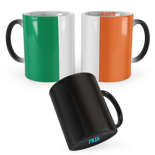 Caneca Mágica Bandeira Irlanda País
