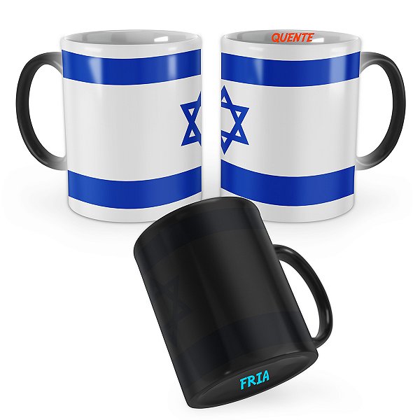 Caneca Mágica Bandeira Israel País