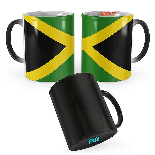 Caneca Mágica Bandeira Jamaica País