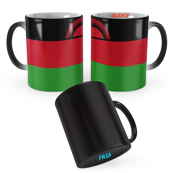 Caneca Mágica Bandeira Malauí País