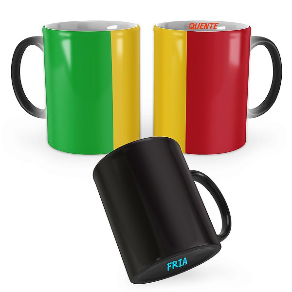 Caneca Mágica Bandeira Mali País