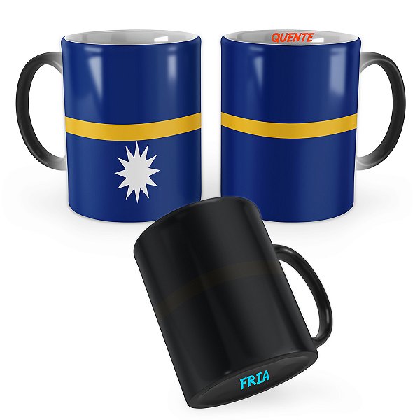 Caneca Mágica Bandeira Nauru País