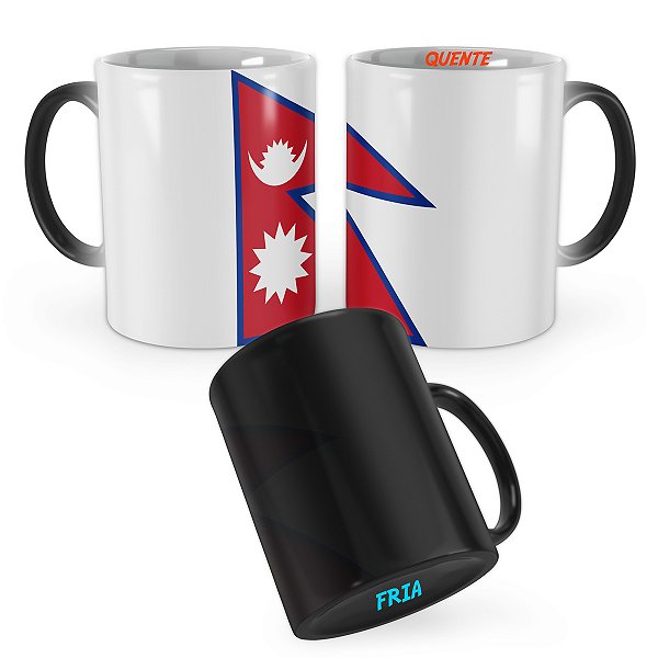 Caneca Mágica Bandeira Nepal País