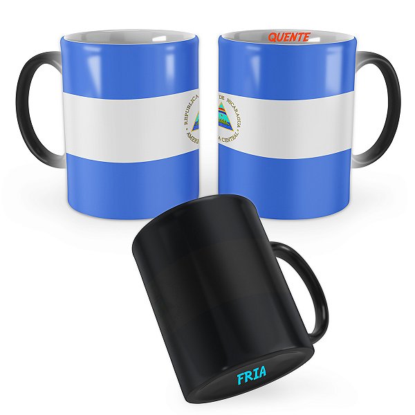 Caneca Mágica Bandeira Nicarágua País