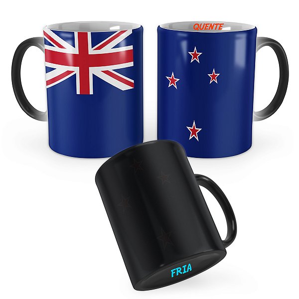 Caneca Mágica Bandeira Nova Zelândia País
