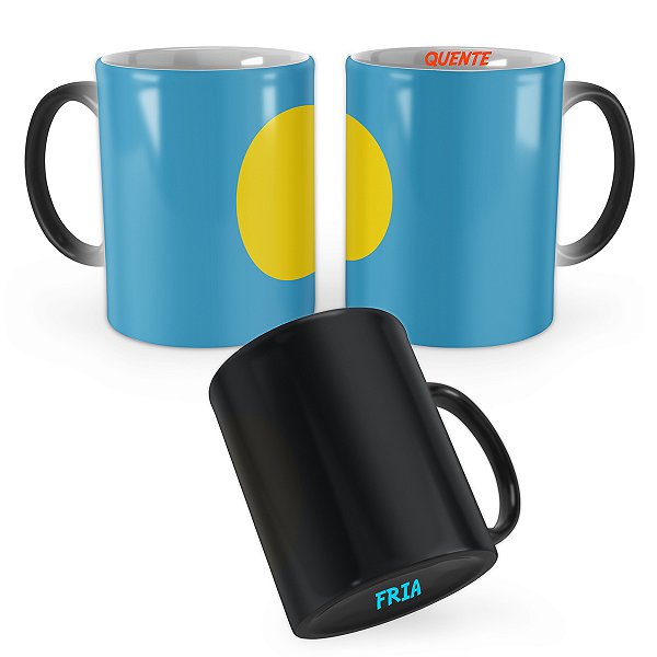 Caneca Mágica Bandeira Palau País