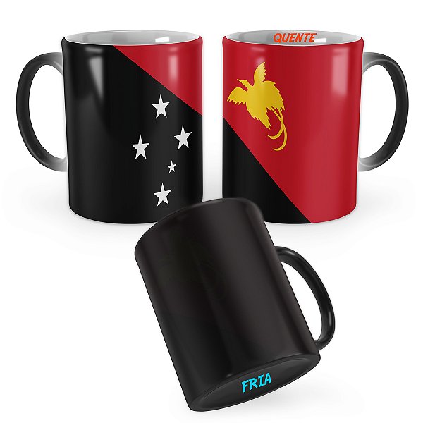 Caneca Mágica Bandeira Papua Nova Guiné País