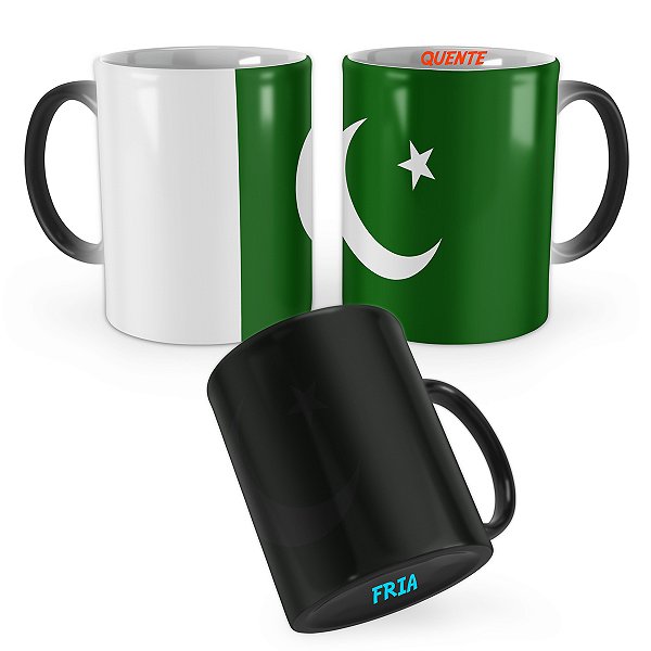 Caneca Mágica Bandeira Paquistão País