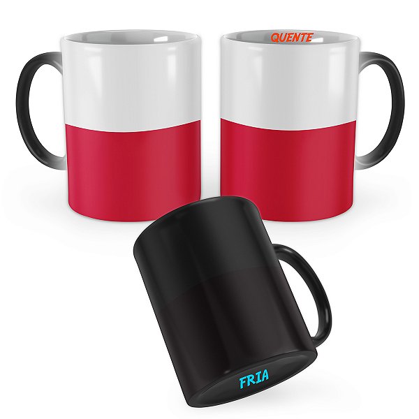 Caneca Mágica Bandeira Polônia País