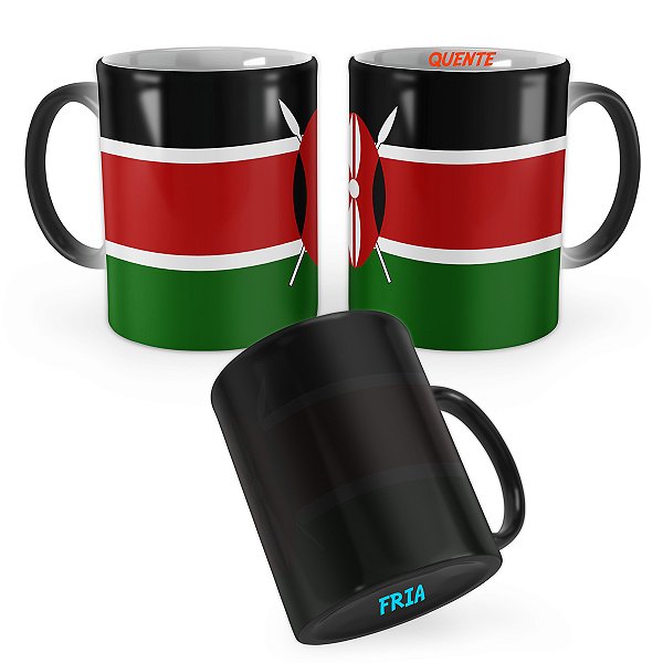 Caneca Mágica Bandeira Quênia País