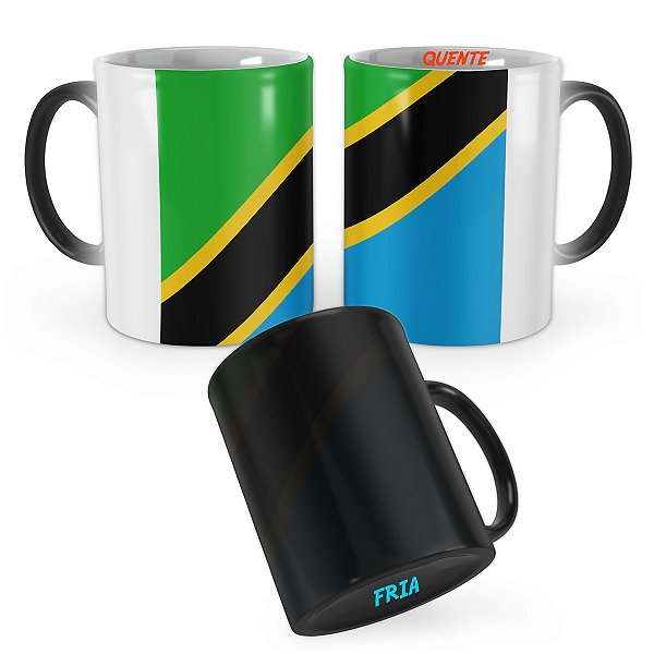 Caneca Mágica Bandeira Tanzânia País