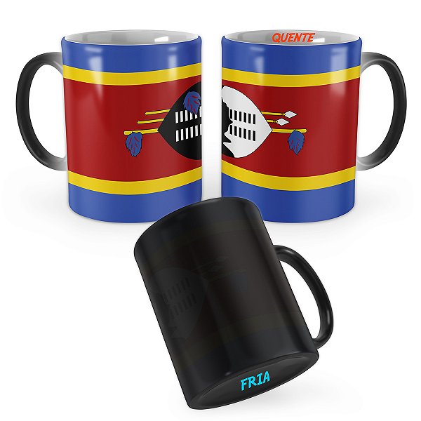 Caneca Mágica Bandeira Suazilândia País