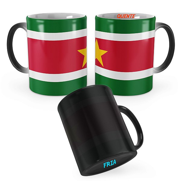 Caneca Mágica Bandeira Suriname País